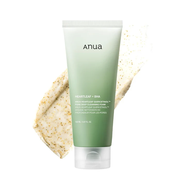 ANUA Heartleaf + BHA Quercetinol Pore Deep Cleansing Foam 150ml